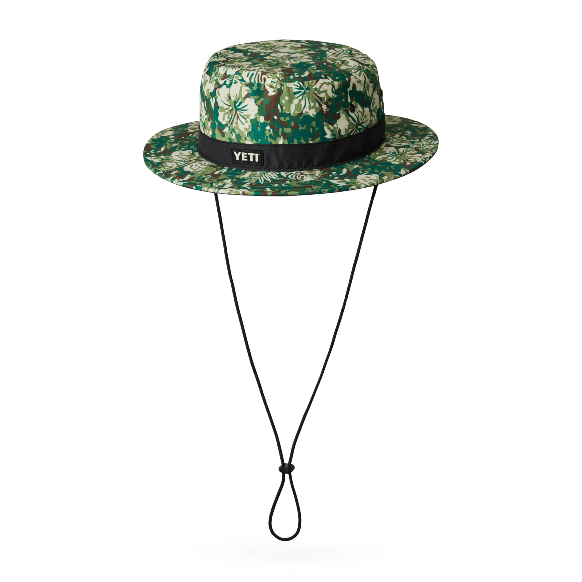 Hibiscus Print YETI® Logo Boonie Hat