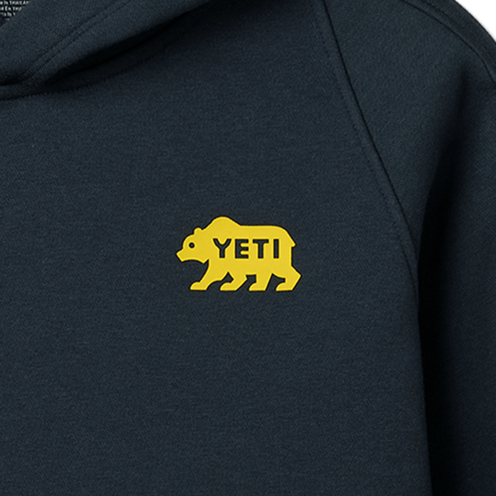 YETI® Bear Badge Kids' Fleece Hoodie